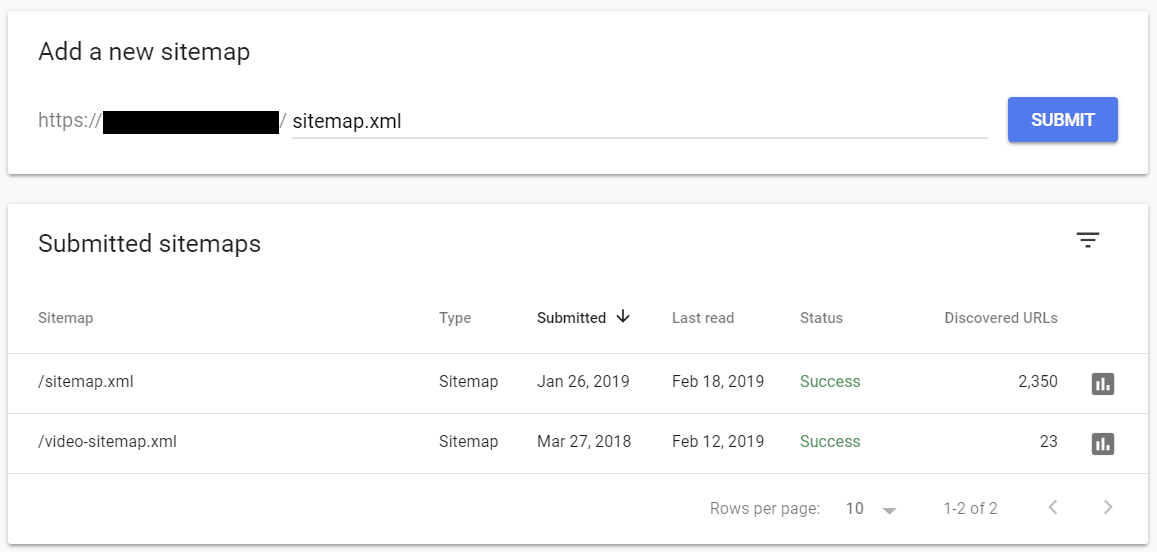 Add Video Sitemap into google webmaster