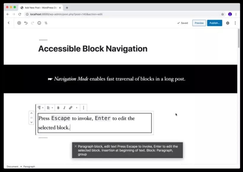 Block Editor Enhancements