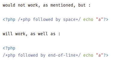 Short Open Tags