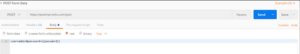 The body of the post request with the fuzz able password parameter
