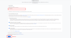 Account Details - Setup