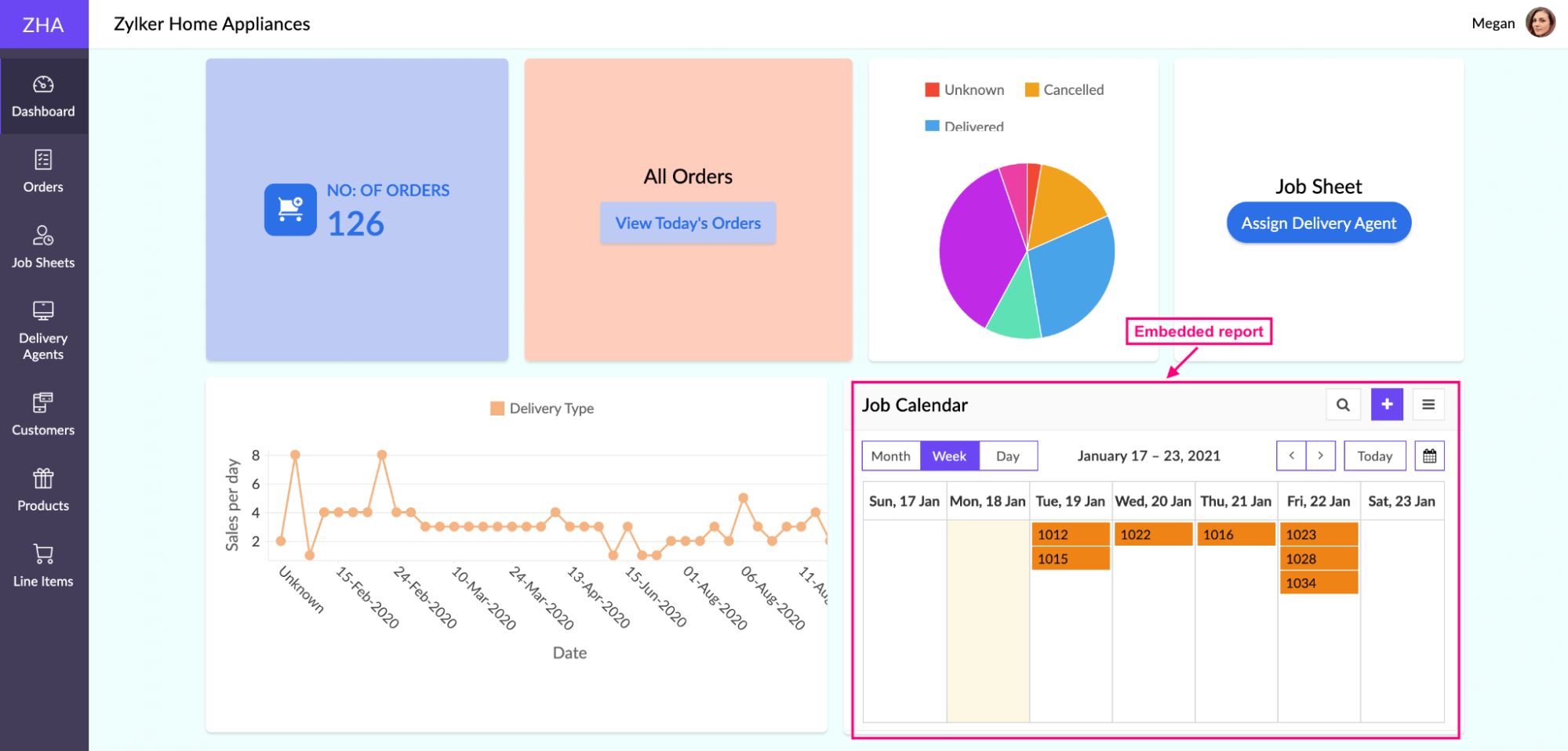 Embed as Report
