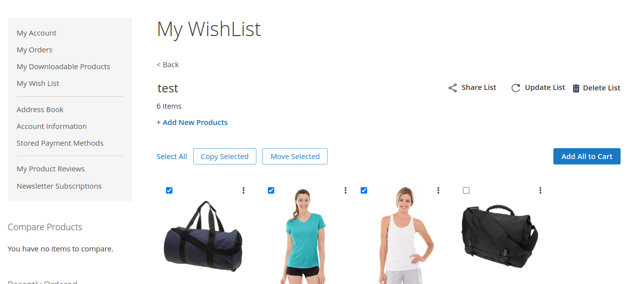 Share Wishlist