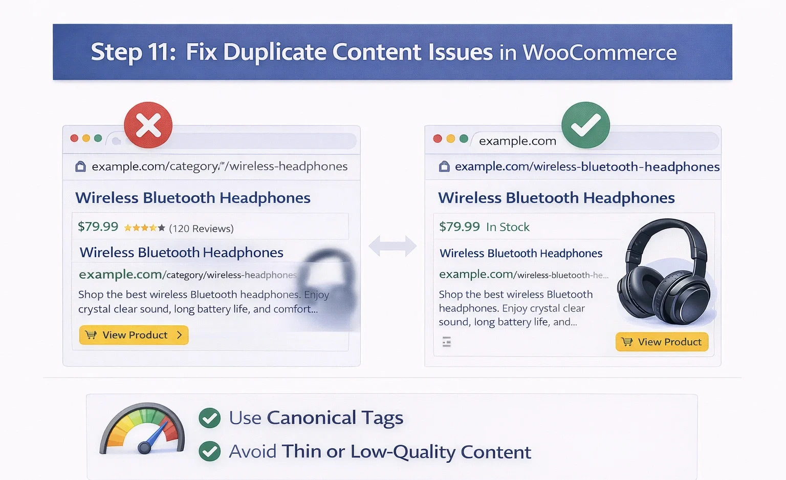 Fix Duplicate Content Issues in WooCommerce
