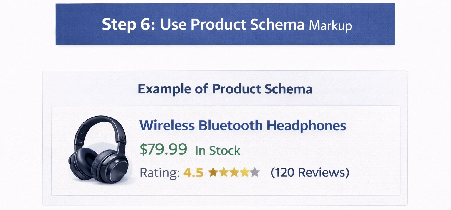 Use Product Schema Markup