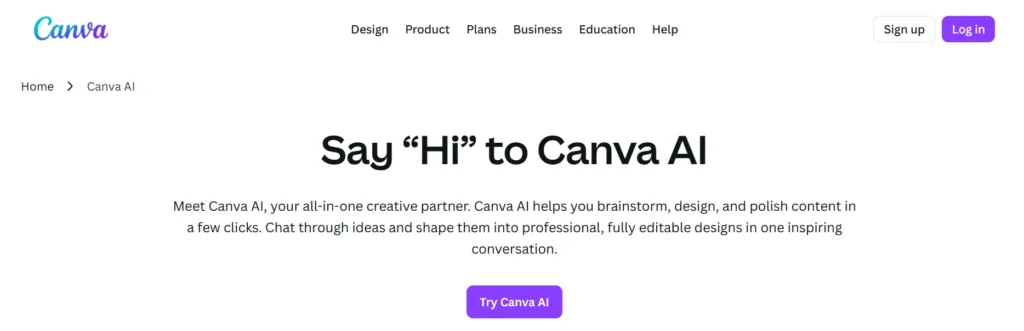 Canva AI Tool