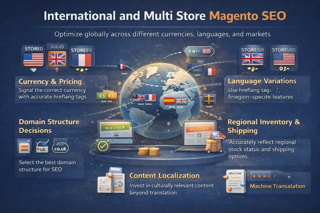 International and Multi Store Magento SEO