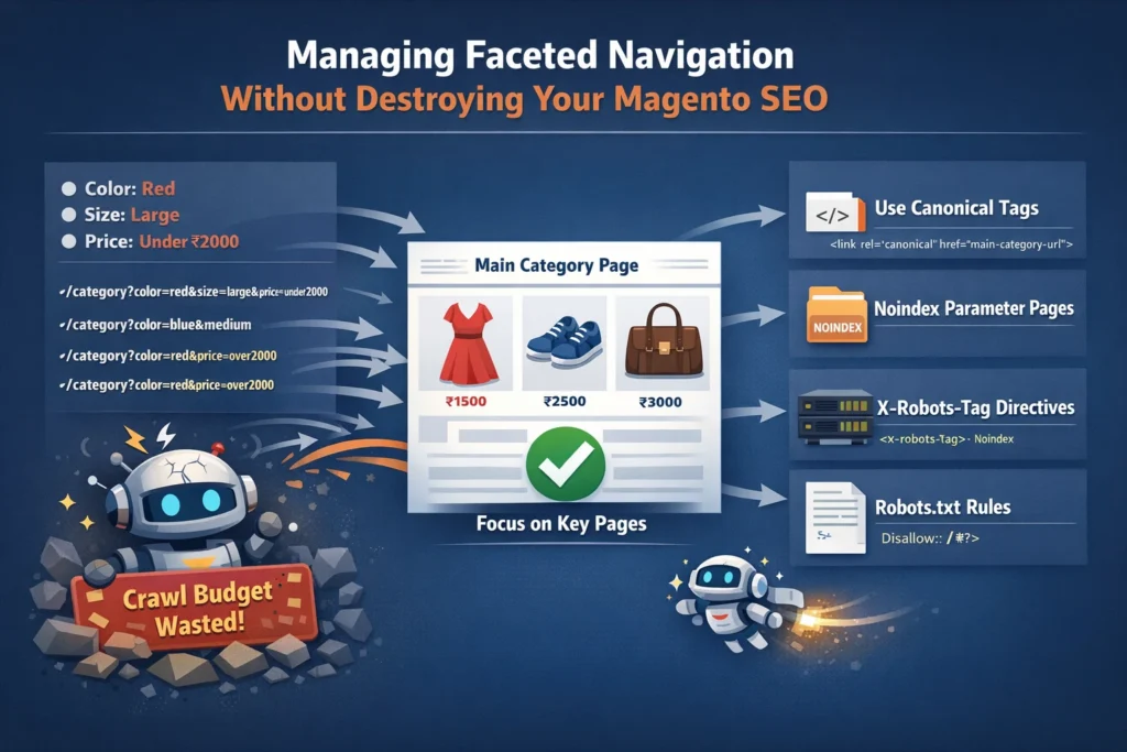Managing Faceted Navigation Without Destroying Your Magento SEO