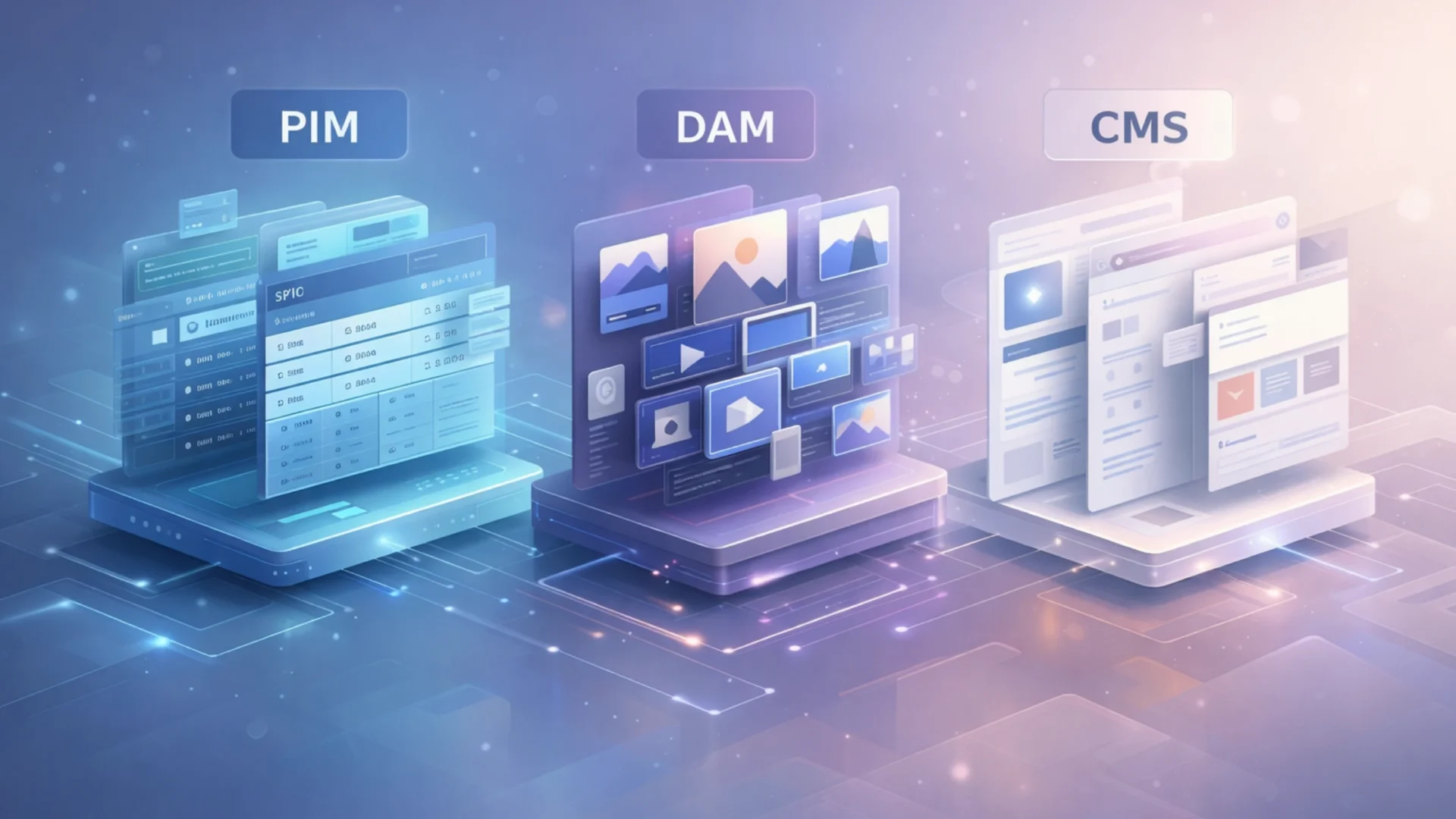 PIM vs DAM vs CMS Key Differences Explained (2026 Guide)