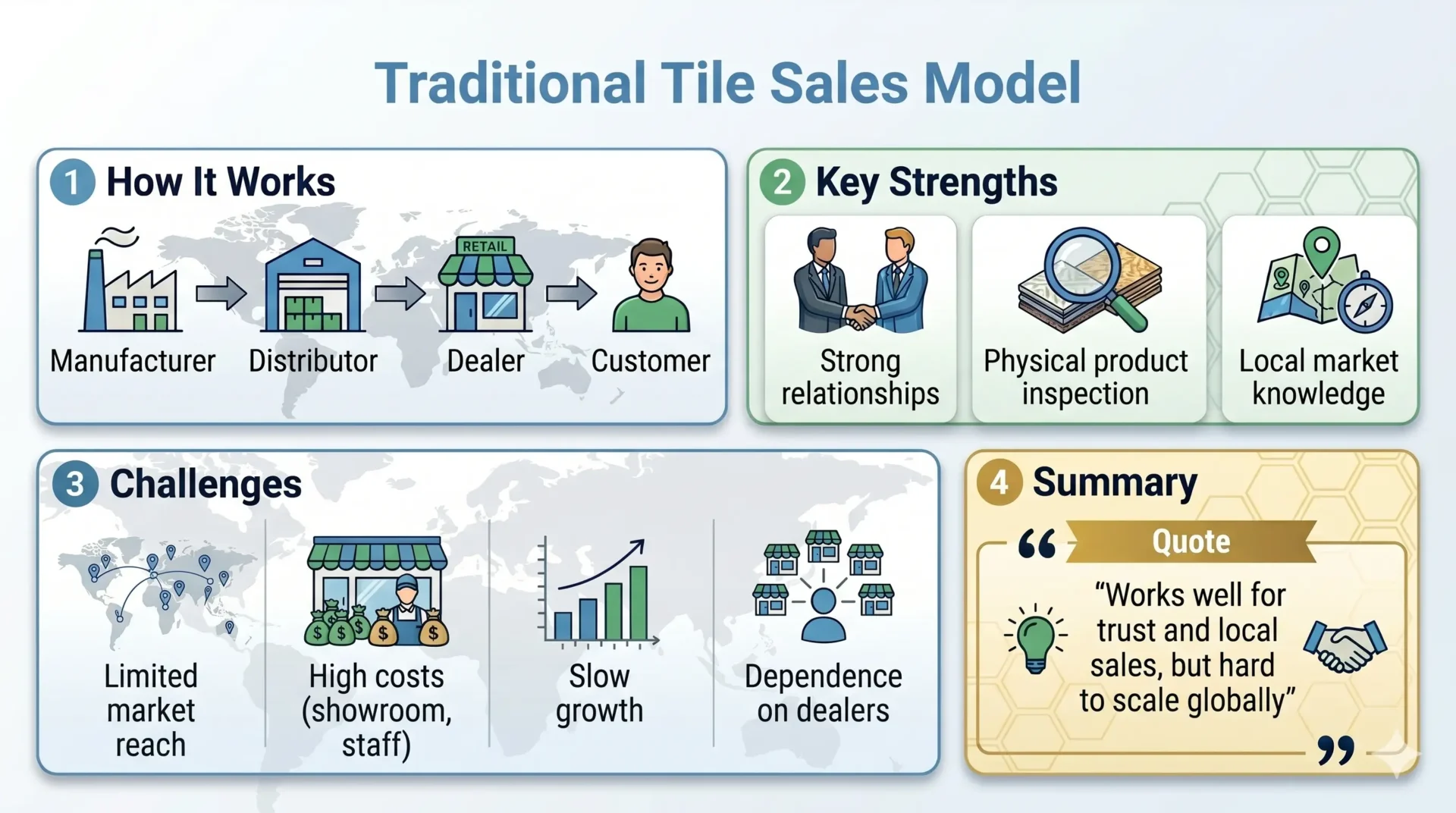 Traditional Tile Industry Sales Model