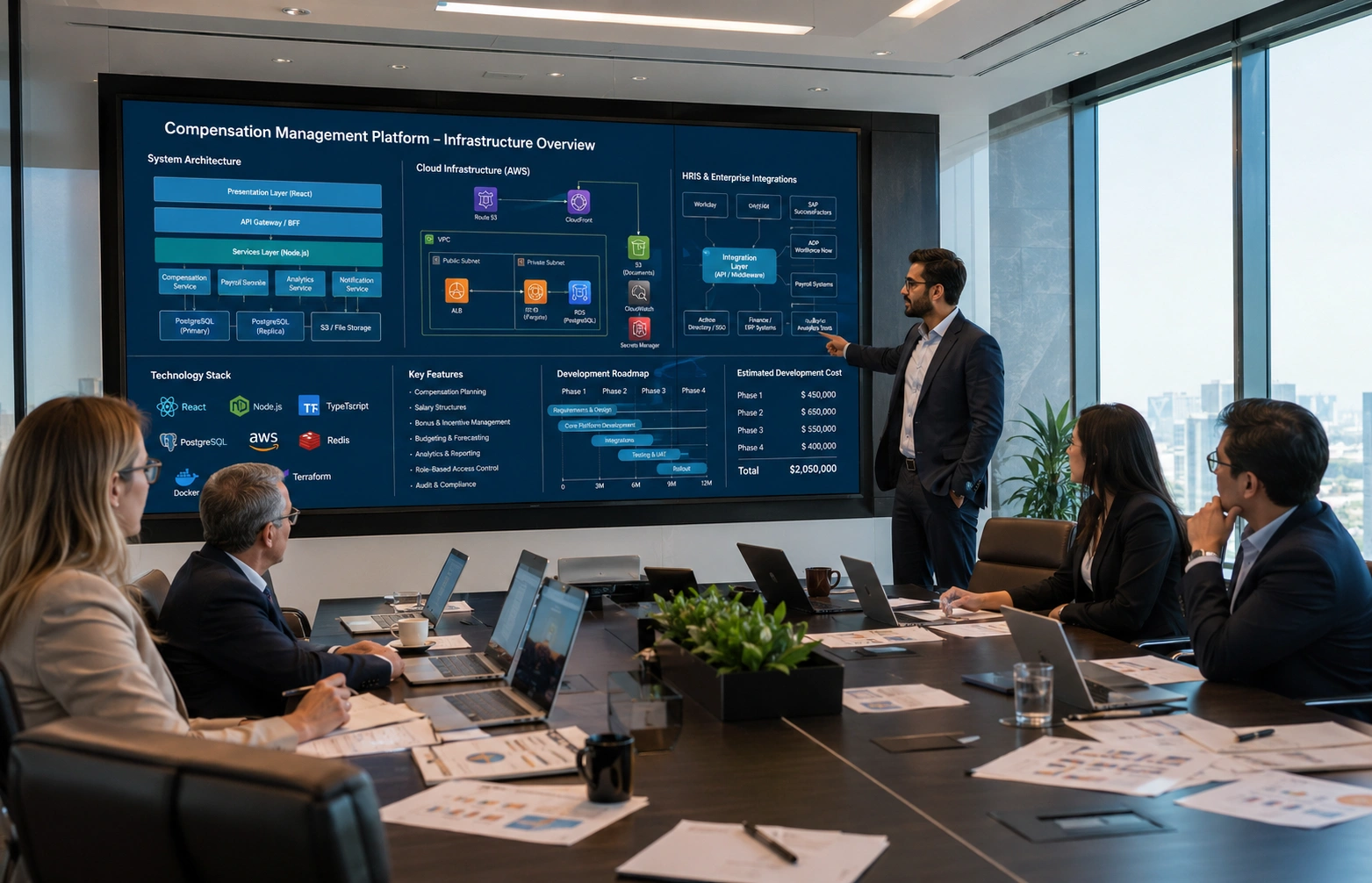 How Much Does It Cost to Build Enterprise Compensation Management Software