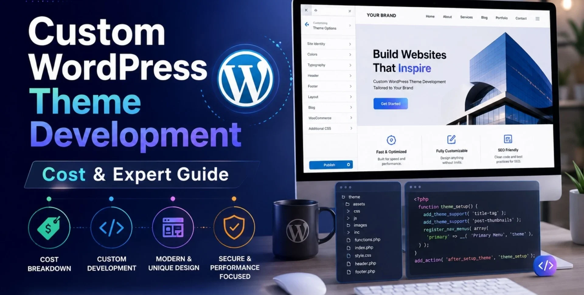 Custom WordPress Theme Development: Cost, Process & Expert Guide (2026)