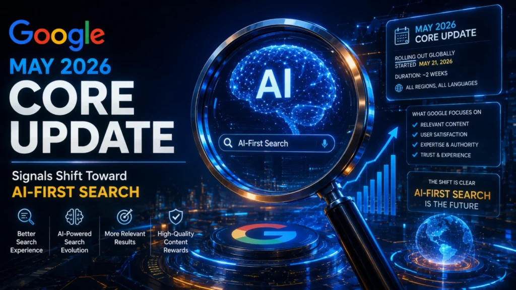 Google May 2026 Core Update Signals AI-First Search Era