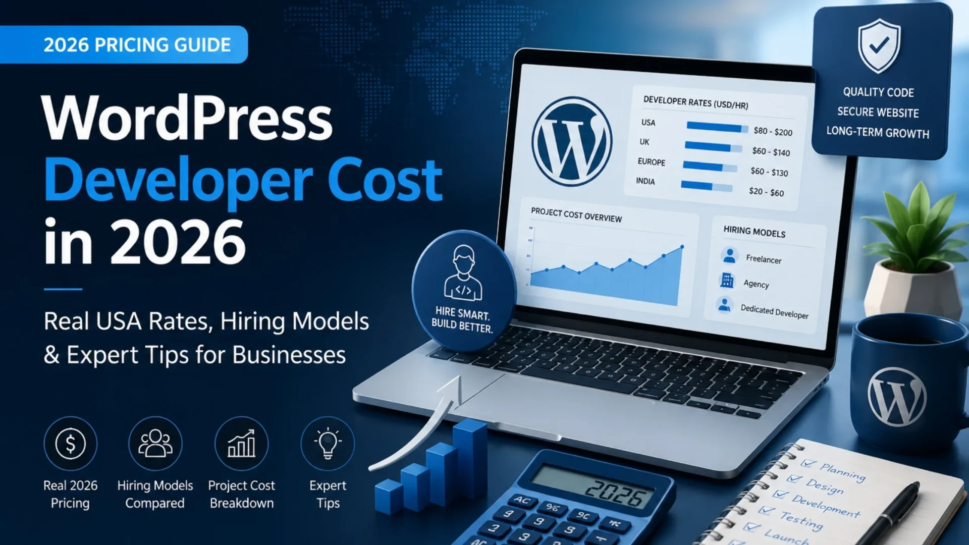 Cost to Hire WordPress Developer in 2026