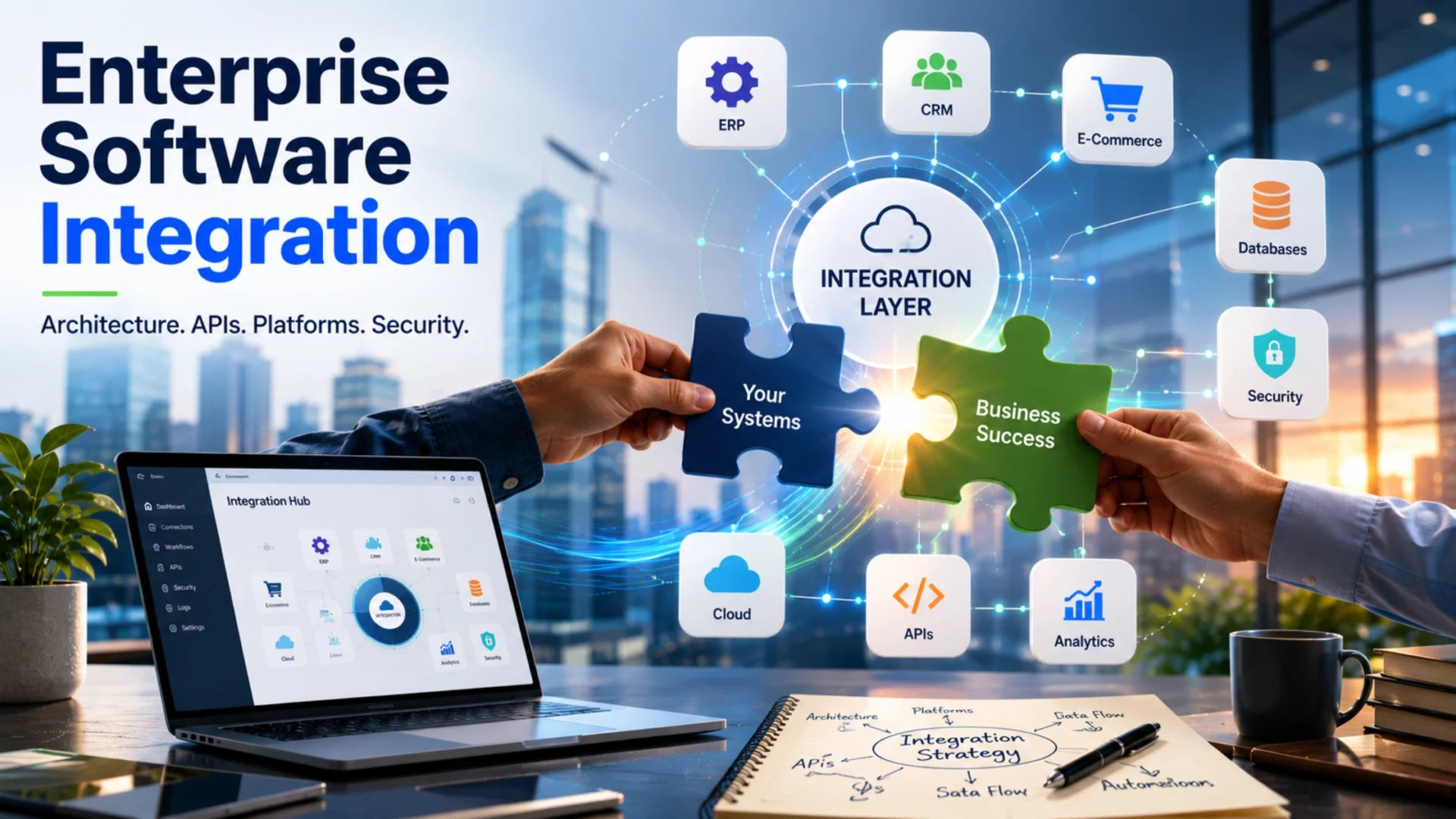 Enterprise Software Integration Complete Guide to Architecture, APIs, Platforms & Security