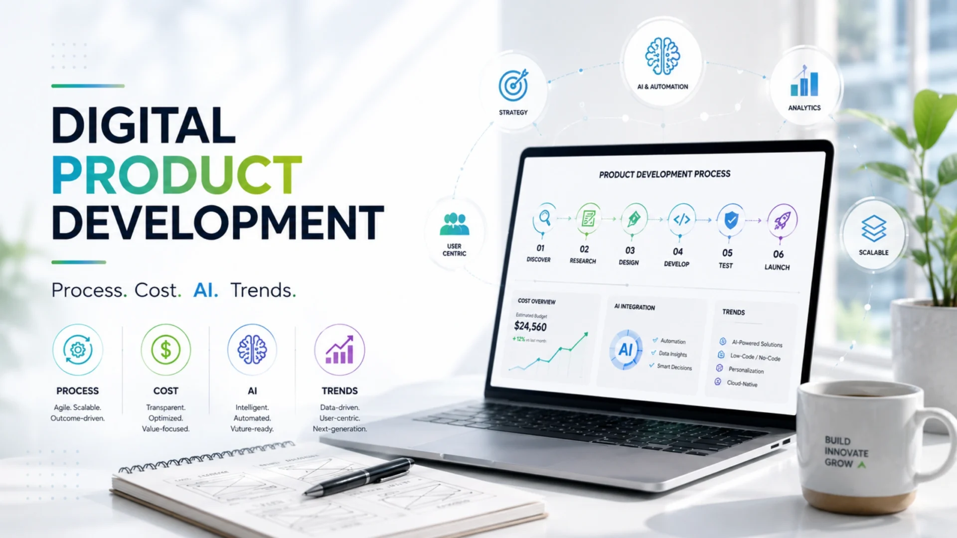 Digital Product Development in 2026: Process, Cost, AI & Key Trends