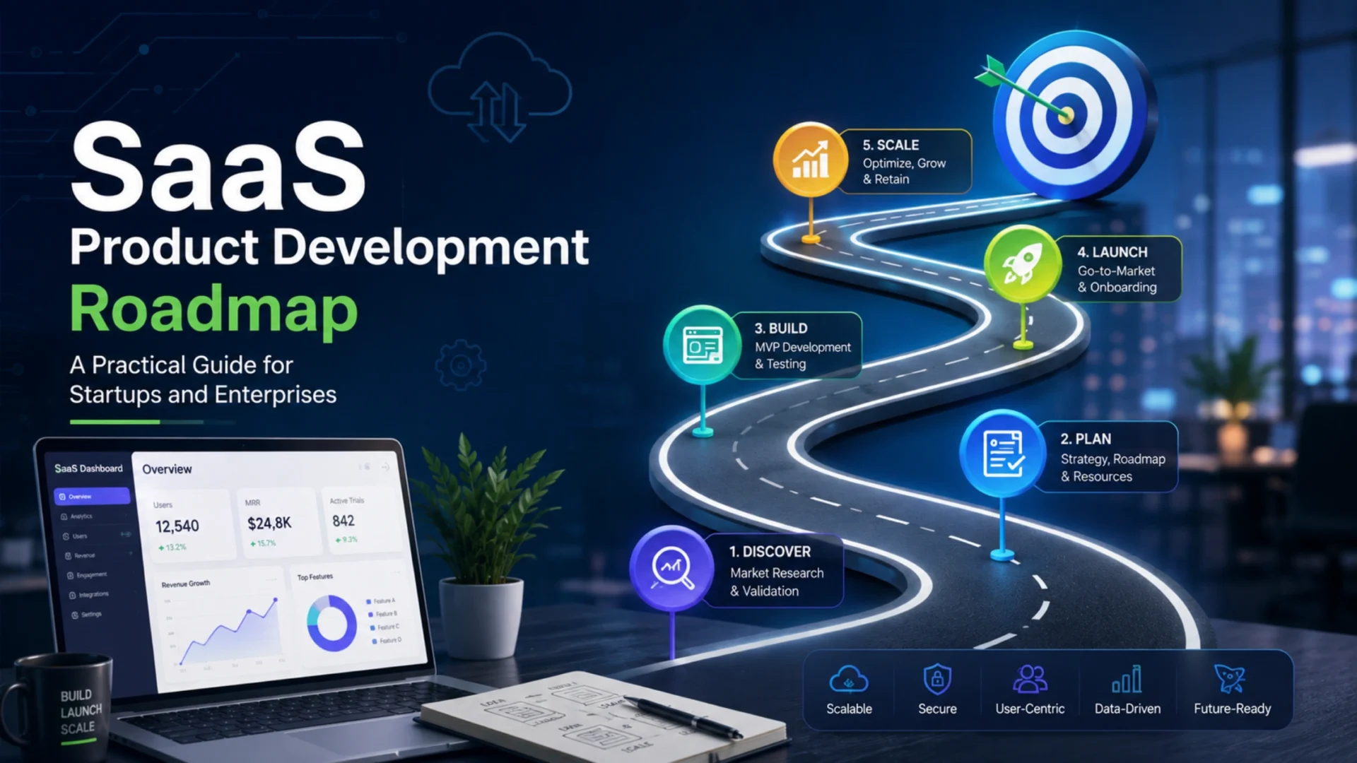 SaaS Product Development Roadmap A Practical Guide for Startups and Enterprises