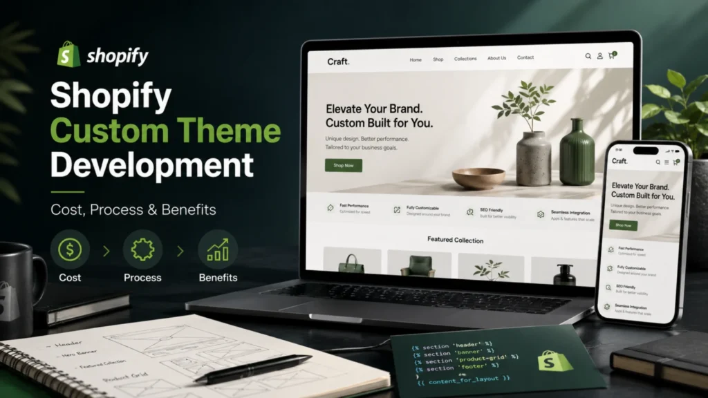 Shopify Custom Theme Development: Cost, Process & Benefits