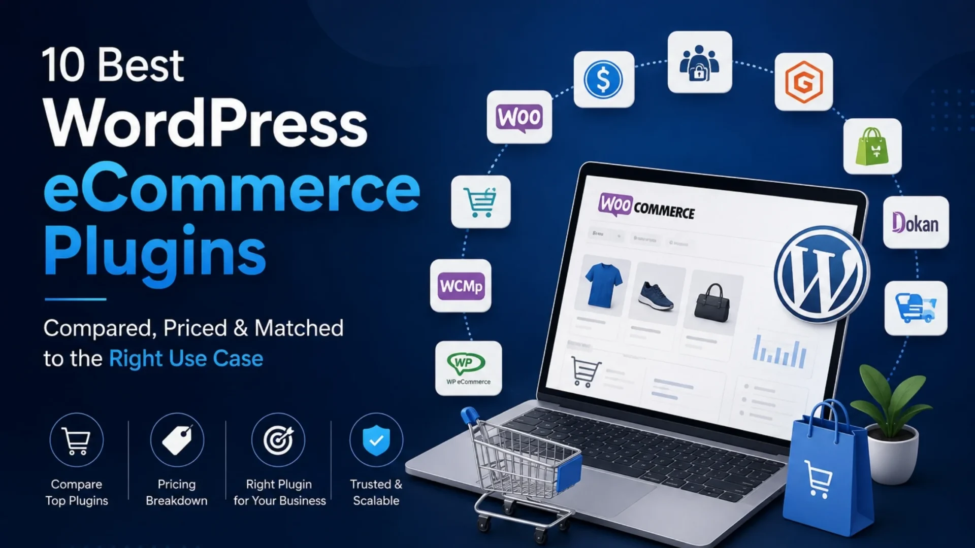 10 best WordPress eCommerce plugins compared for different business needs
