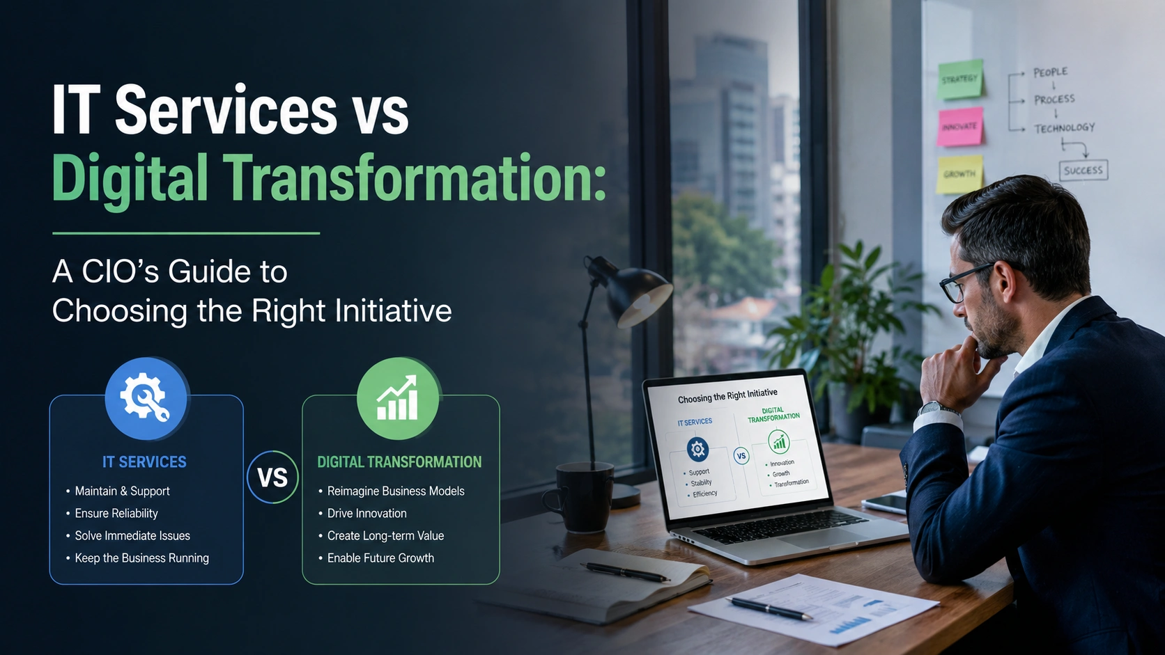 IT Services vs Digital Transformation: A CIO’s Guide to Choosing the Right Initiative in 2026