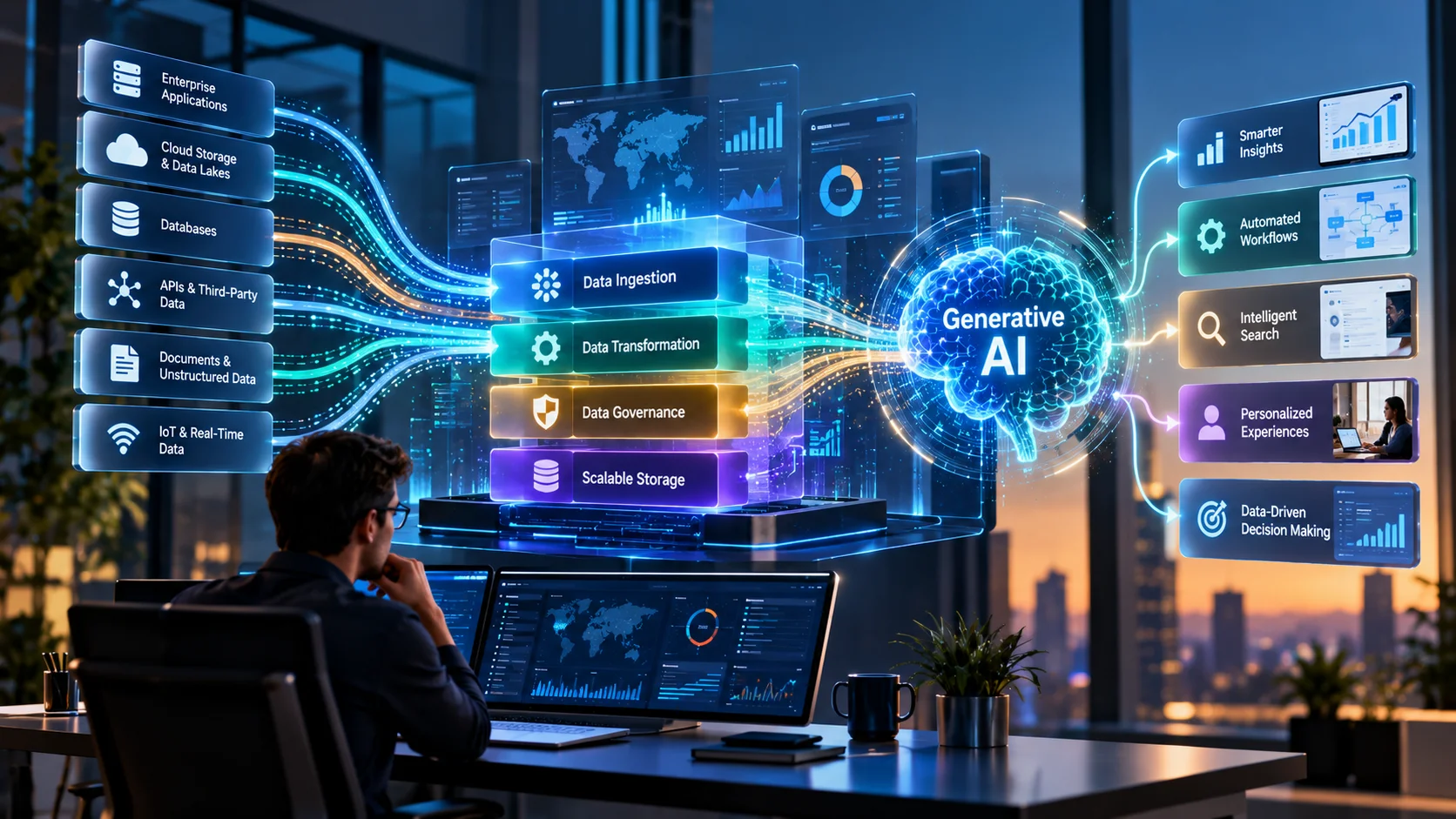 AI-Ready Data Architecture: How to Prepare Enterprise Data for Generative AI