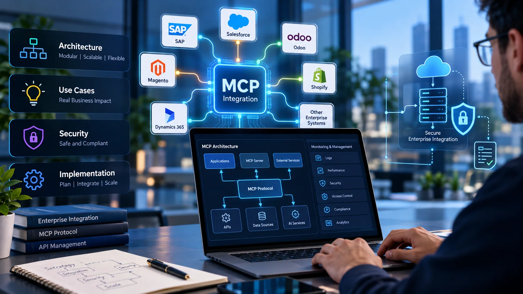 MCP Integration for Enterprise Applications: Architecture, Use Cases, Security, and Implementation